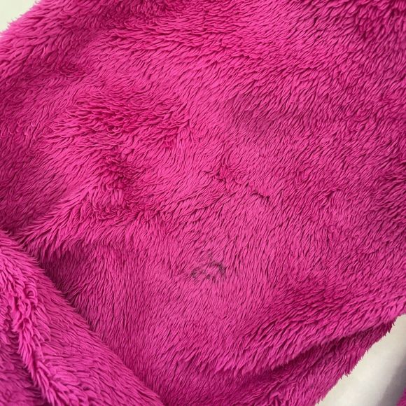 The North Face Fleece Full Zip Jacket Pink Fuchsia Pockets Girls Large 14/16 - Picture 11 of 11